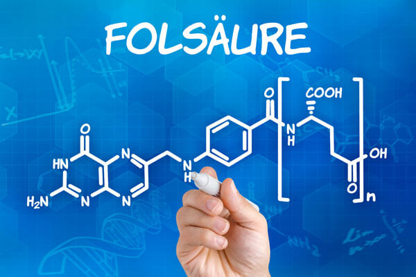 Folsäure chemische Darstellung