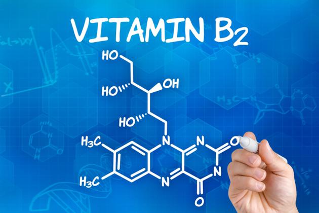 Vitamin B2 chemische Darstellung